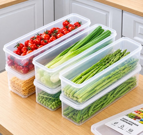 4pc rectangular food storage - 4pc,