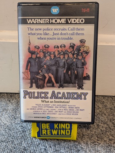 Police academy vhs - police,