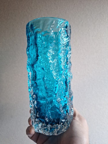 Whitefriars inch bark vase - inch,