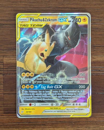 Pikachu zekrom 33 - pikachu, gx