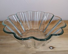 Vintage Pyrex Dish Fluted Clear Bowl Brioche Jelly Mold Made In France 