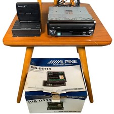 Alpine IVA-D511R Head Unit GPS Nav System NVE-M300P KCE-250BT Parrot Double DIN