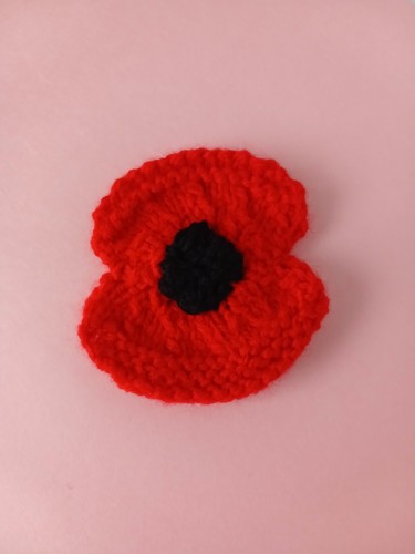 Poppy brooch hand - brooch,