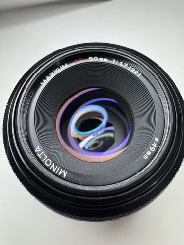 Minolta 50mm 7 prime - minolta, f/1.7