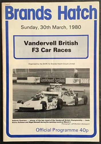 Brands hatch mar 1980 - hatch, 30