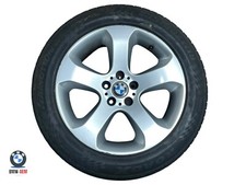 BMW X5 E53 Front Silver Wheel Alloy & Tyre 9J ET:48 255/50R19 6761931
