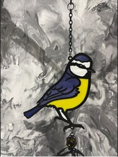Blue Tit Bird Wind Chime with