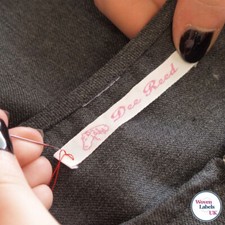 36 Woven Sew in School Name