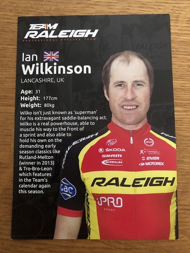 Ian wilkinson team raleigh - wilkinson,