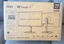 MSI Modern MD272UPSW Smart Monitor 27inch, Google TV, 4KUHD, Gaming, BNew Sealed