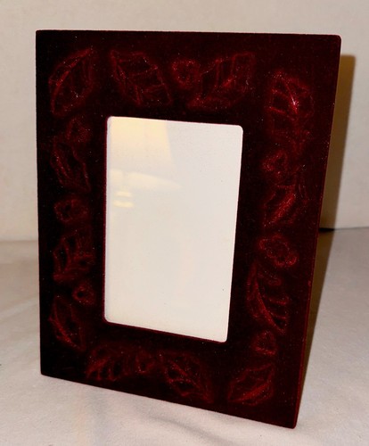Silver glamour embossed - embossed, red
