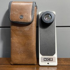 Vintage NCR Microfiche Viewer Handheld Reader