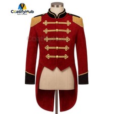 Red Suede Nutcracker Tailcoat