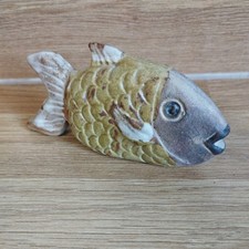 Retro Vintage 1970's Tremar Pottery Cornwall Fish Figure No1 very good condition