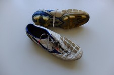 Mizuno Wave Blade Shinken FG Football Boots UK9 White blue