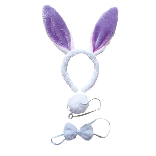 3pcs bunny ear headband set - ear,