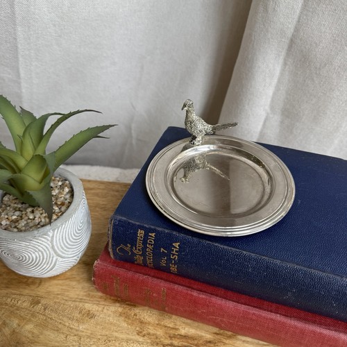 Silver plated bottle coaster - bottle,
