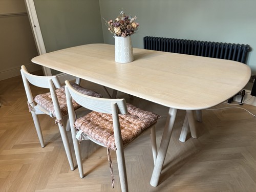 Ercol kitchen table with bench - ercol,