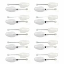 10x Plastic Shoe Trees White Shoes Footwear Stretcher For Shoes Maintain Shape