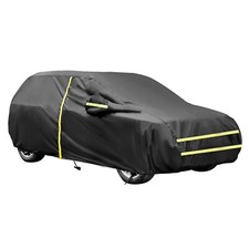 L Heavy Duty Full SUV Car Cover Waterproof Outdoor Rain Dust UV Protection 201D