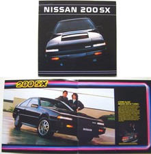 Nissan Datsun 200 SX Silvia Notch & Hatchback 1984 Original USA Market Brochure