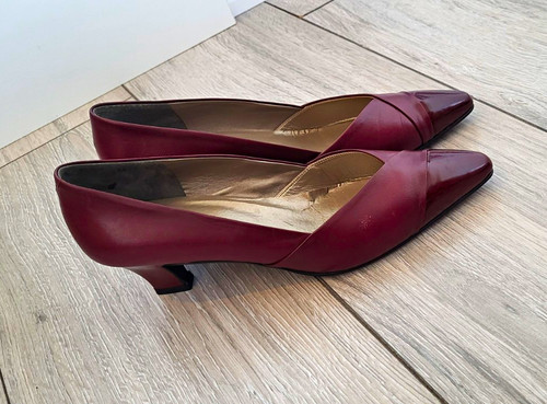 Valentino burgundy leather - valentino,