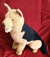 E & J Classics Realistic Large German Shepherd Dog Plush Soft Toy Woolbro 36"