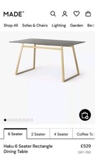 Made.com Haku Smoked Glass