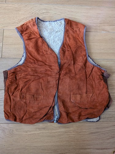 Vintage rust brown suede - vintage,