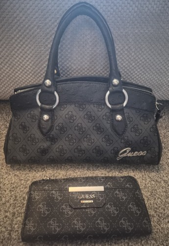 Y2k guess black monogram - monogram, print