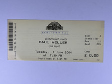 Paul Weller Concert Ticket
