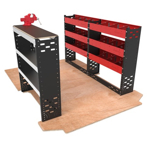 Van racking professional steel - van,