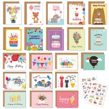 20x Multipack Birthday Cards