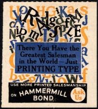 Vintage US Poster Stamp