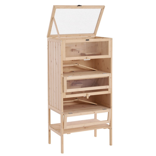 Wooden hamster cage - cage, small
