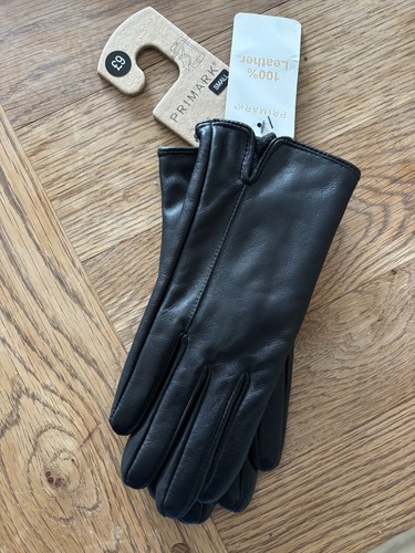 Black leather ladies - black,