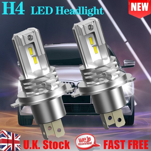 Xenon white 100w headlight - h4,