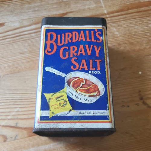 Vintage burdalls gravy salt - gravy,