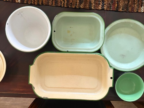 Vintage enamel kitchen - enamel, 5