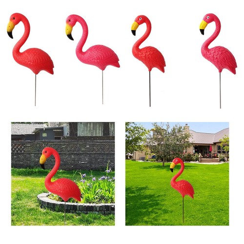 Flamingo garden stake bird - flamingo,