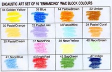Encaustic Art Wax Blocks - 16