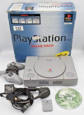 Playstation 1/PS1 Console, Boxed (SCPH-5552 B) - Pad, Memory Card, Tested, Good