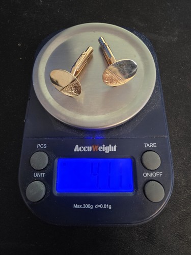9ct gold hallmarked cuff - hallmarked,