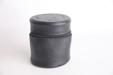 Leica Black Leather Lens Case for Leica R Lens 10cm tall