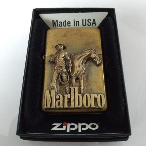 Zippo marlboro cowboy horse - marlboro,