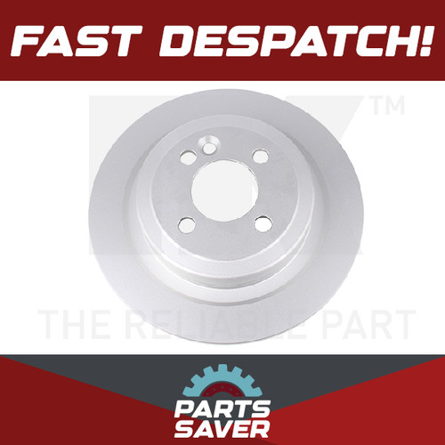 Brake discs pair solid - discs, rear
