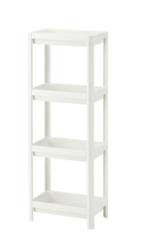 Ikea vesken shelf - ikea, white