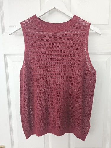 Linen blend top knitted - linen,