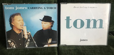 Tom Jones & Van Morrison 2 CD single Carrying A Torch & Feeling It Anymore 1991