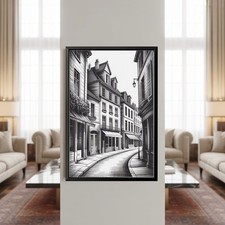 Vintage Architecture Black &